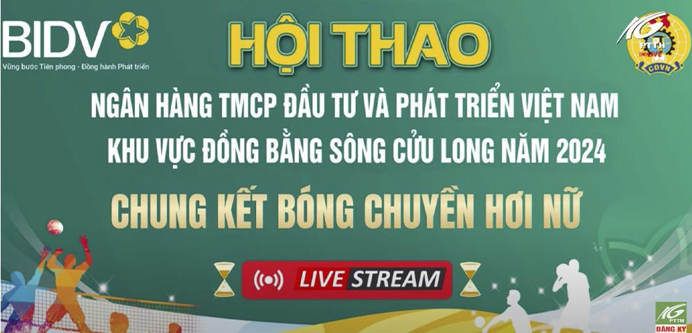 Chung kết Bóng chuyền hơi nữ Hội thao Ngân hàng BIDV khu vực ĐBSCL năm 2024 I THKG